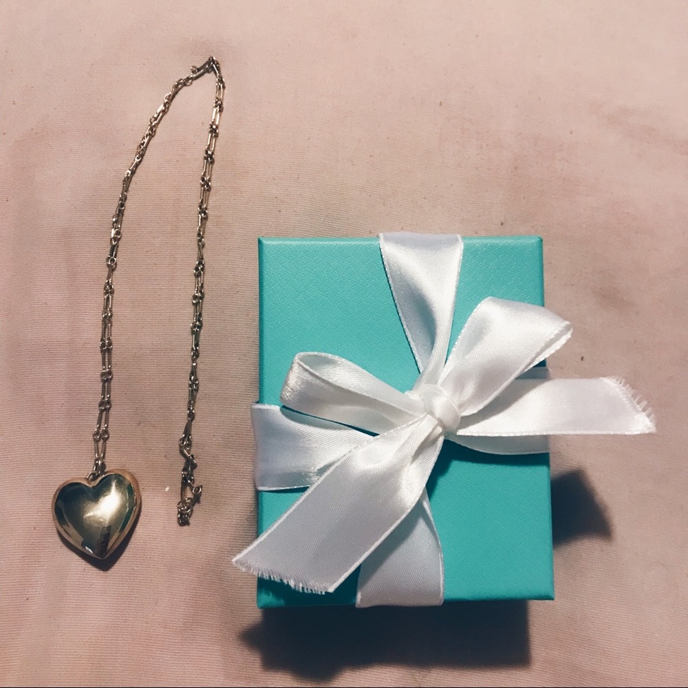 Tiffany Sterling Silver Heart Pendant Necklace - Picture 6 of 8